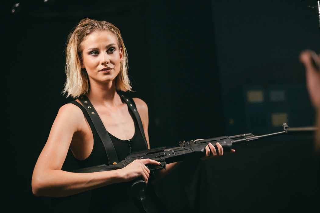 © Amina Hodžić (shooting “Guramo tu priču” music video, Sarajevo) 2022