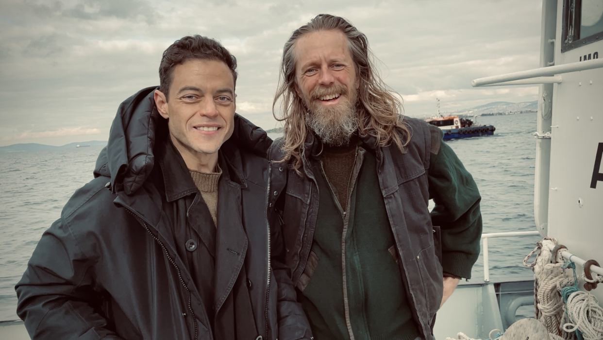 © Rami Malek (Heller) & Fredrik Wagner (Mäkinen) in The Amateur 2025